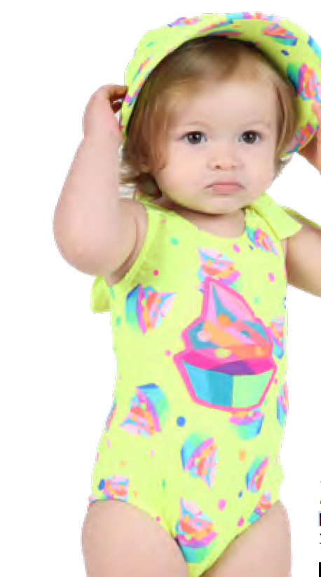 Maiô Bebê Maria Cupcake - Siri Kids