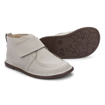Bota Infantil Couro Caçador Areia - Petit Cheval