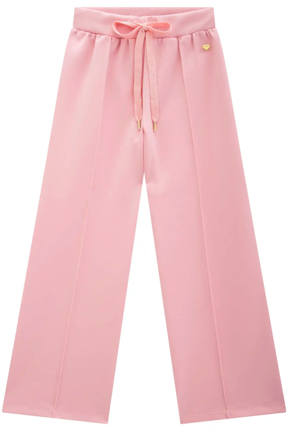 Calça Infantil Wide Leg Tecnonew Rosa - Infanti