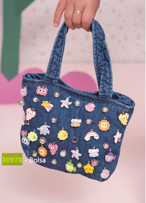 Bolsa Infantil Puffer Jeans Multi Charmes - Pituchinhus