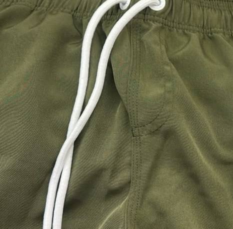 Shorts Infantil Praia Liso Basic Verde Militar - Reserva Mini