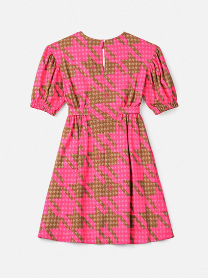 Vestido Maxi Pied de Poule Animê - Gracia
