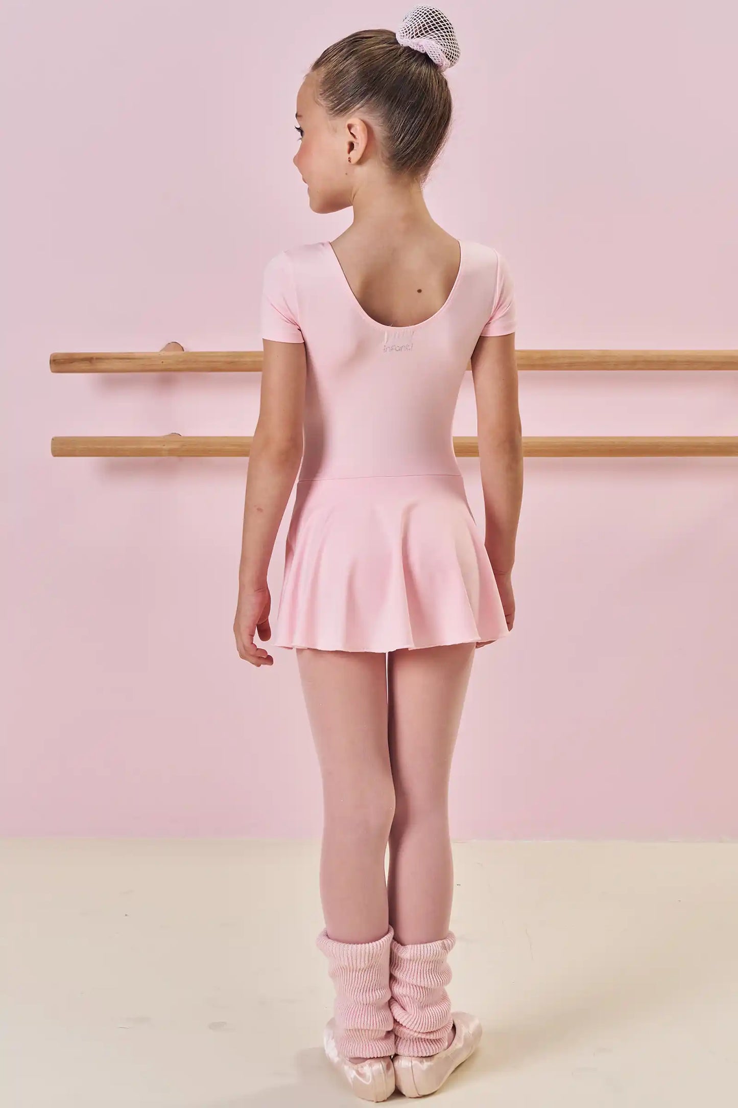 Collant Infantil Ballet MC Rosa Claro - Infanti