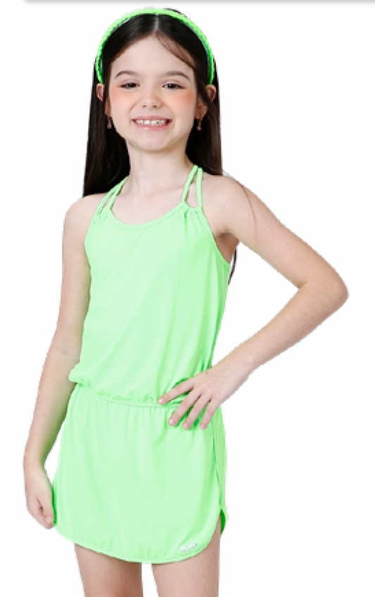 Vestido Infantil Cris Verde - Siri Kids