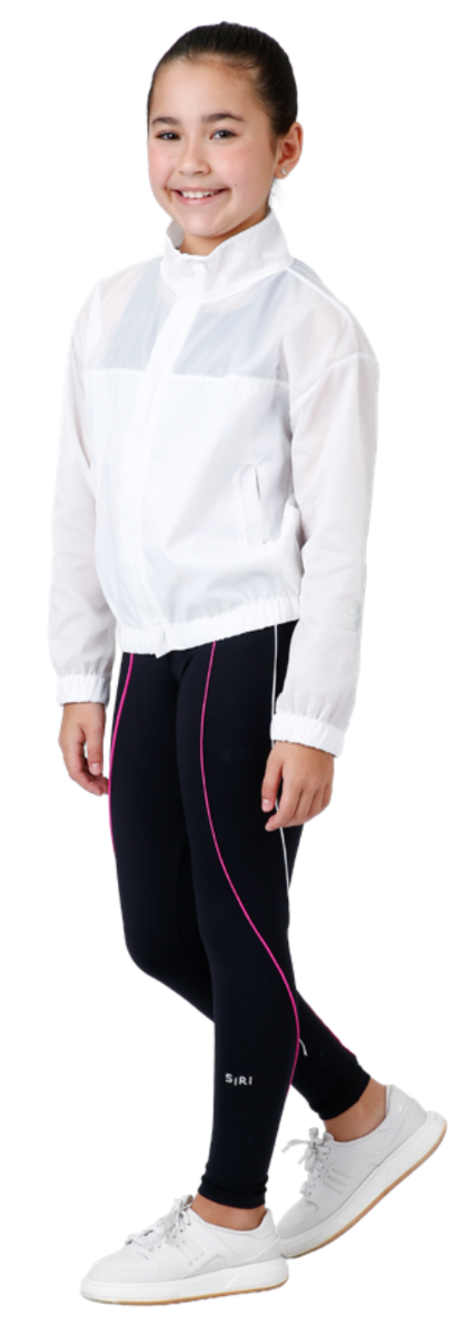 Conjunto Infantil Corta Vento Dani Tecnology e Legging Fuseau Lara Maxxi Diversão - Siri Sport