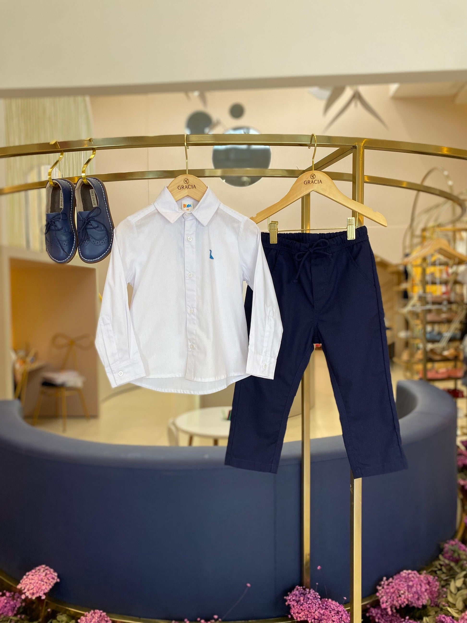 Camisa Tricoline Basics Beabá - Gracia
