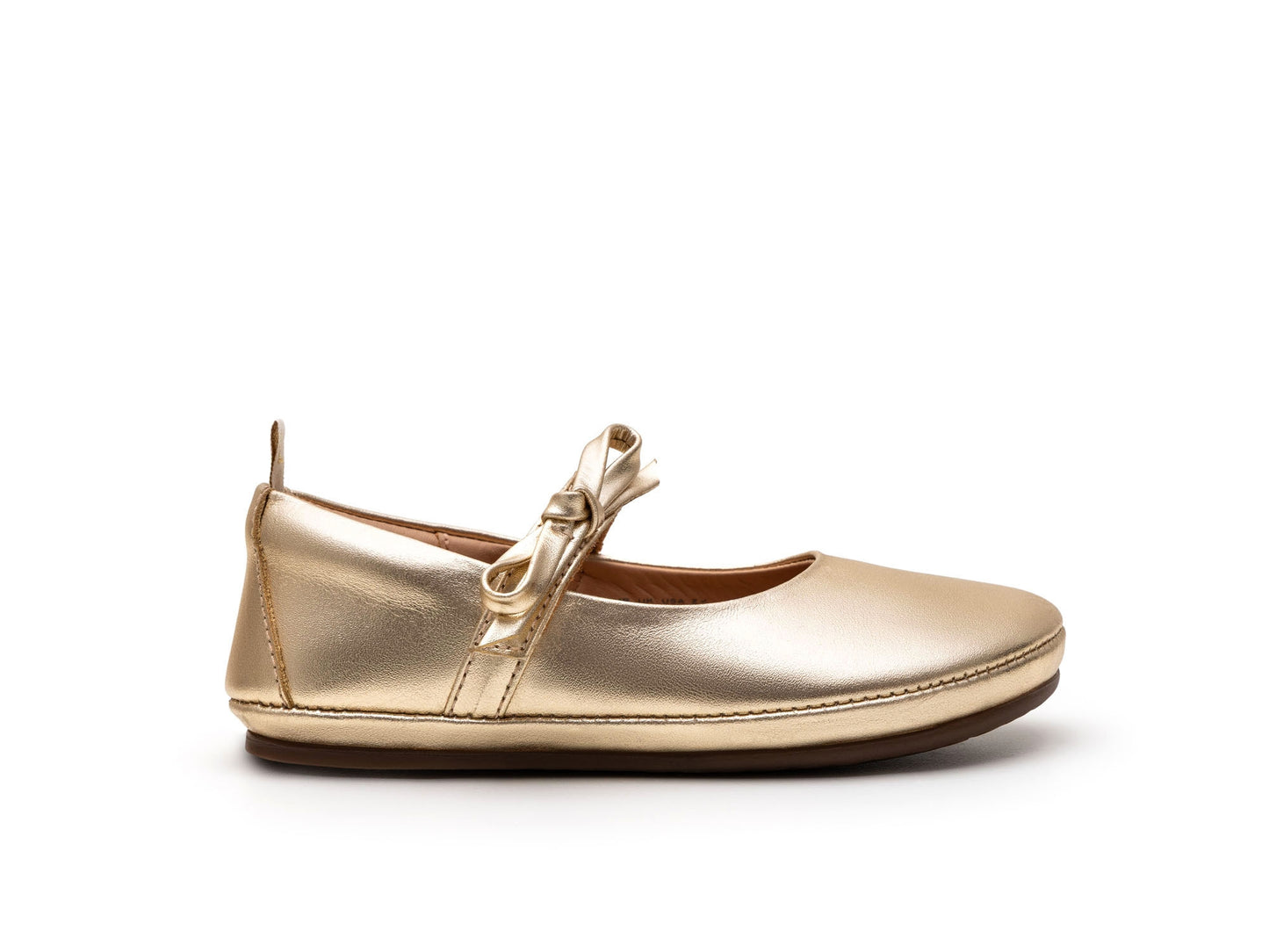 Sapatilha Infantil Couro Brigitte Metal Gold - Tip Toey Joey PRÉ-VENDA