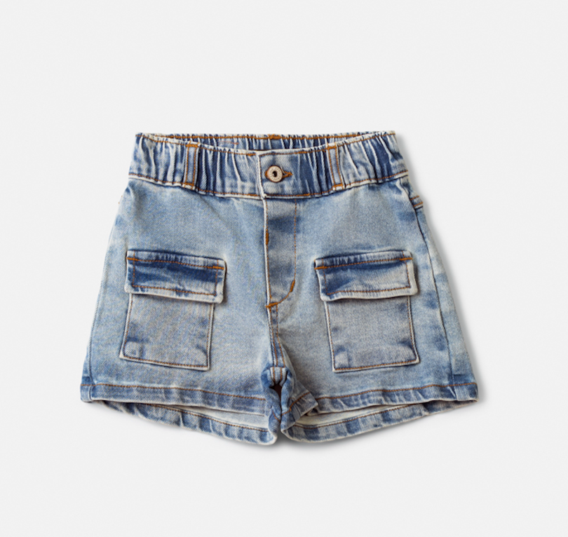 Conjunto Infantil Blusa Mickey e Minnie e  Shorts Jeans Two - Animê