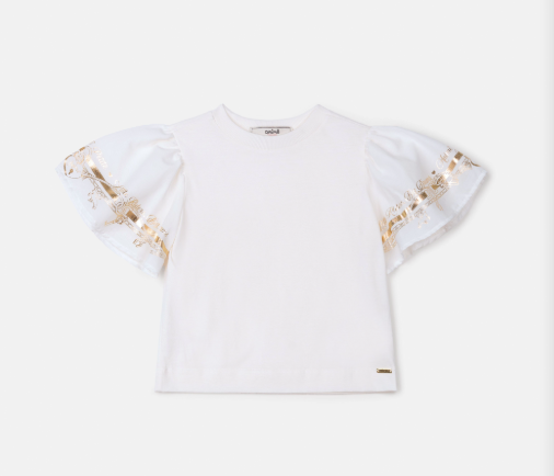 Blusa Mangas Amplas Gold - Animê