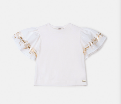 Blusa Mangas Amplas Gold - Animê