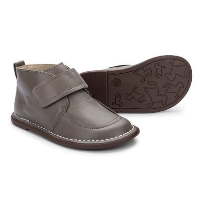 Bota Infantil Couro Caçador Grigio - Petit Cheval