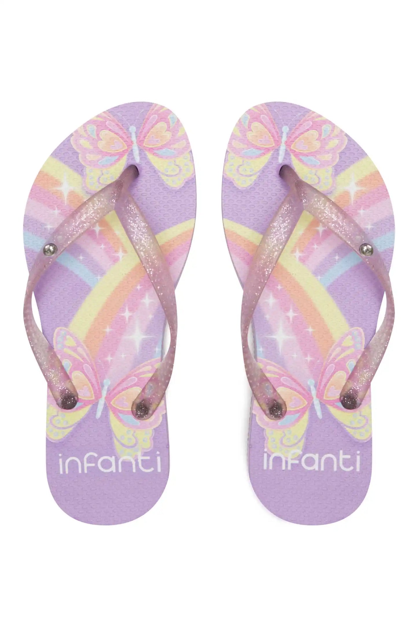 Chinelo Infantil Borboleta Lilás - Infanti