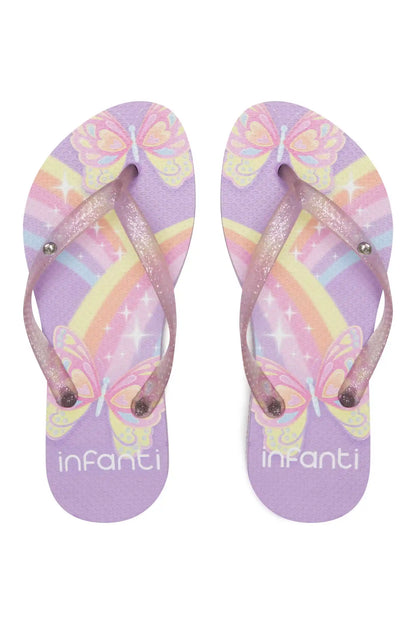 Chinelo Infantil Borboleta Lilás - Infanti