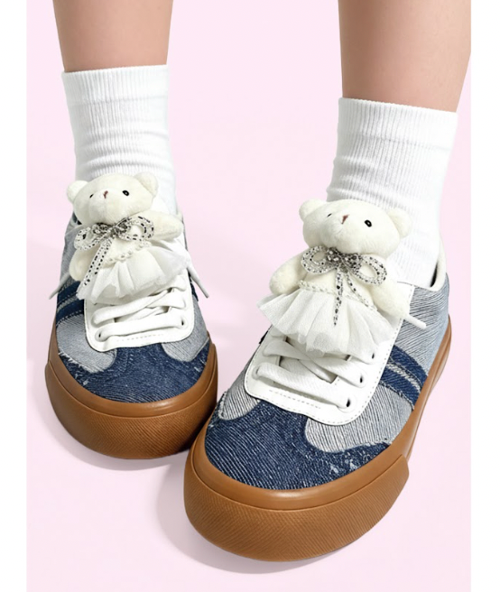 Tênis Infantil Casual Jeans Ursinha - Luluzinha