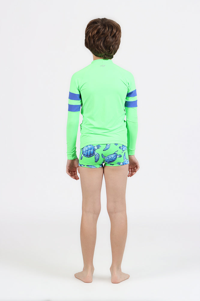Conjunto Infantil Blusa de Proteção e Sunga Arthur Turtle - Siri Kids