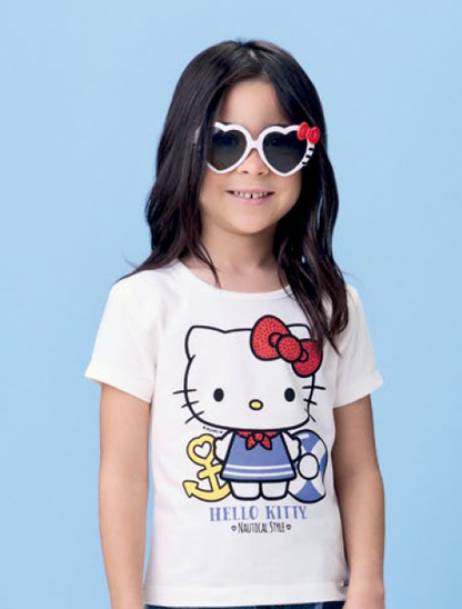 Blusa Infantil Hello Kitty Navy - Momi