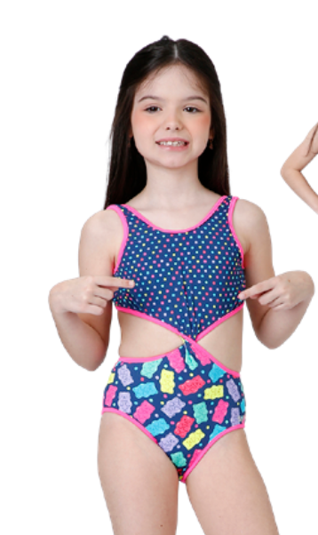 Maiô Infantil Carol Est. Gummy - Siri Kids