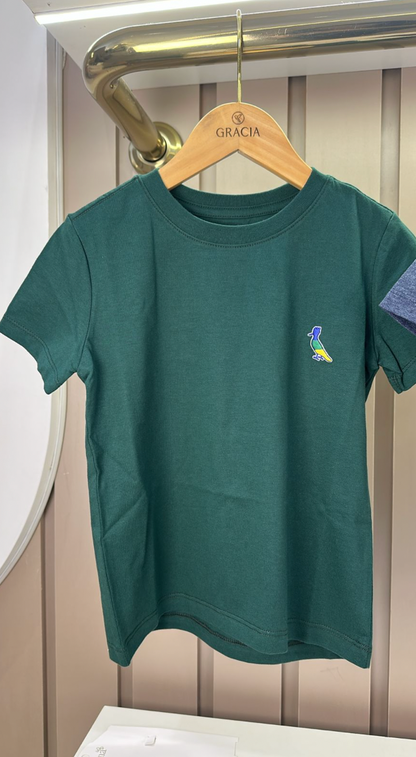 Camiseta Infantil Patch Copa Verde - Reserva Mini