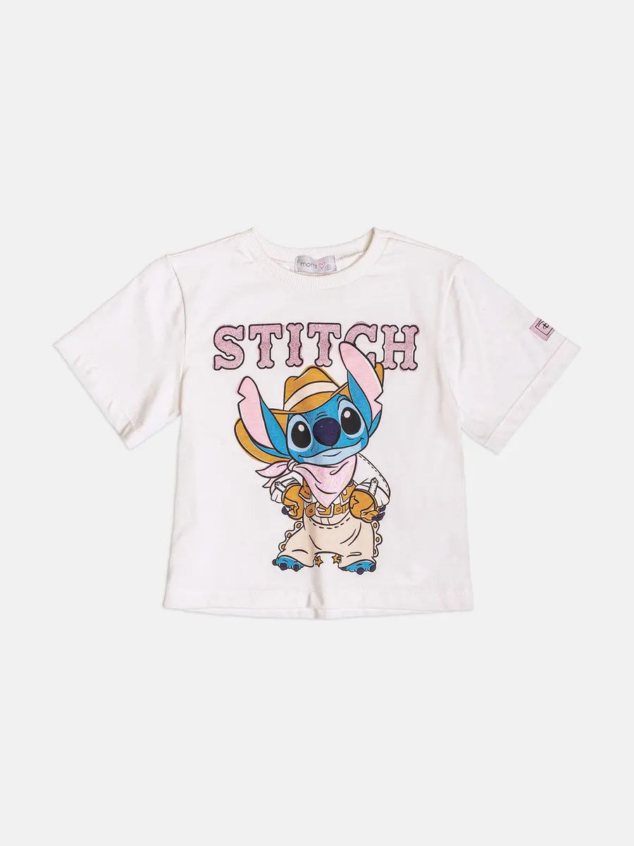 Blusa Infantil Stitch com Franjas - Momi