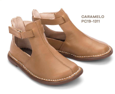 Bota Infantil Meia-Lua Caramelo - Petit Cheval