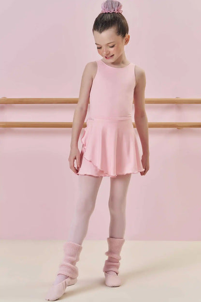 Collant Infantil Regata em Malha Rosa Claro - Infanti
