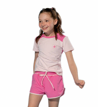Conjunto Infantil Blusa Lavínea L Silk Ponto Certeiro e Shorts Duda L Ponto Certeiro - Siri Sport