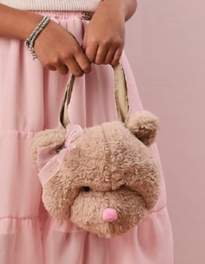 Bolsa Infantil Ursinho Teddy Bege - Gabriela Aquarela