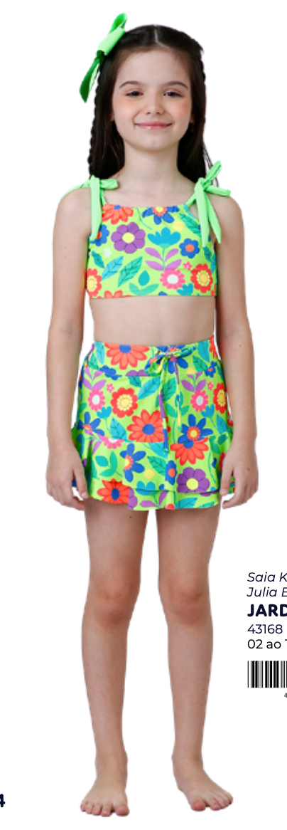 Saia Infantil Julia Est Jardim - Siri Kids