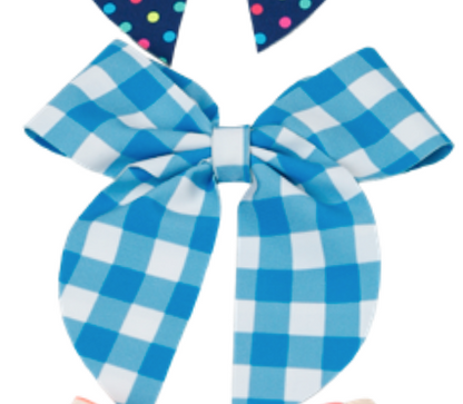 Prendedor Infantil Bia Est. Vichy Limão - Siri Kids