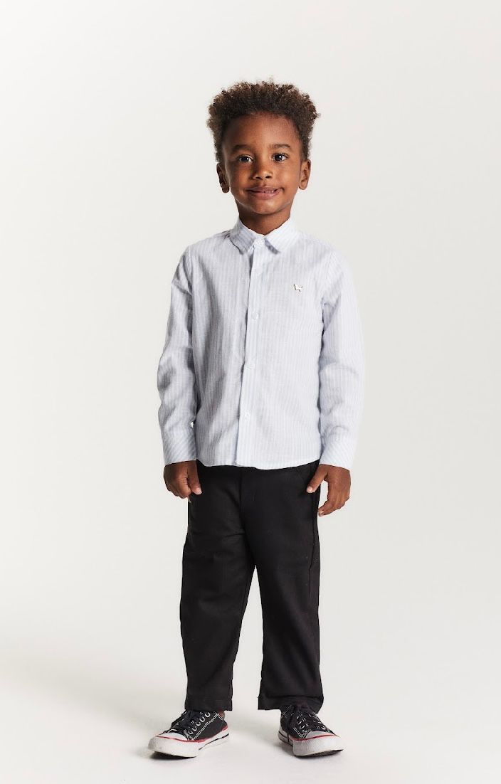 Conjunto Bebê  Blusa Tricot Clássico Jacquard E  Calça Social Sarja Peletizada Preta - Um Mais Um