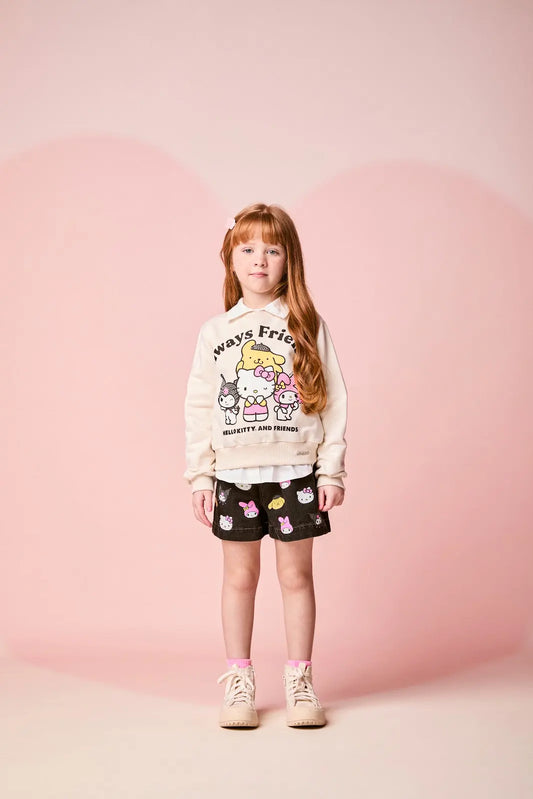 Casaco Infantil Moletom Hello Kitty and Friends - Momi