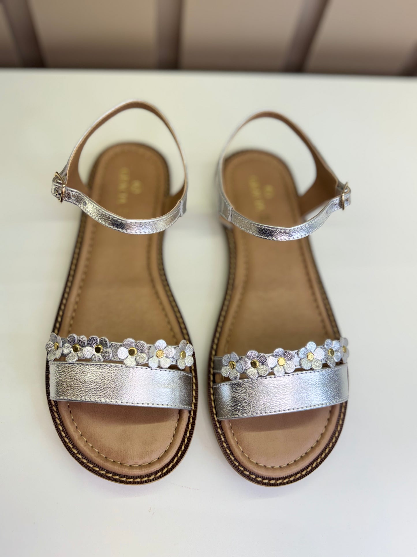 Sandália Infantil Luna Prata - Gracia