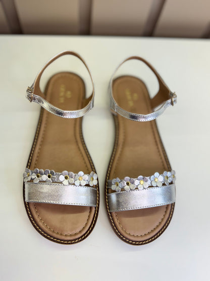 Sandália Infantil Luna Prata - Gracia