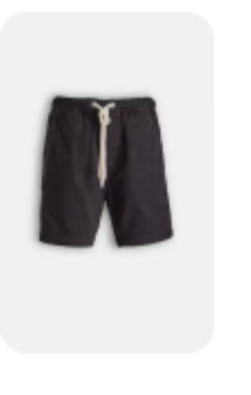 Short Infantil Mini Elástico Light Preto  - Reserva Mini