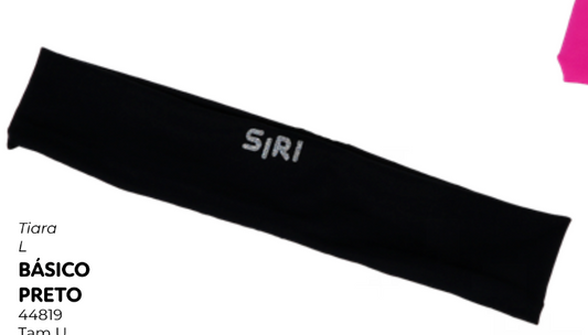 Tiara Infantil Faixinha Básico Preto - Siri Sport