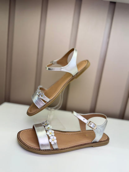 Sandália Infantil Luna Prata - Gracia