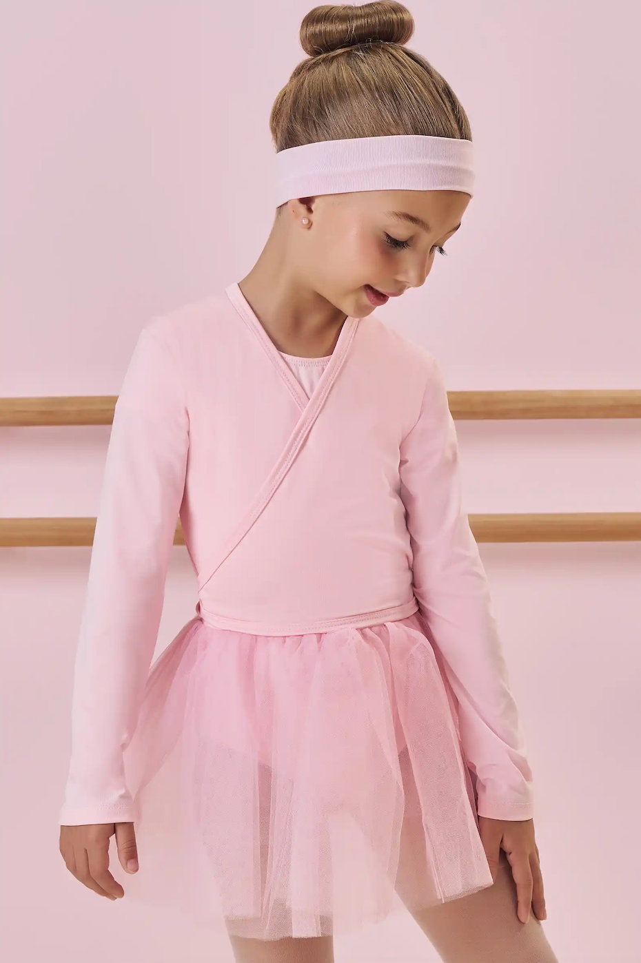 Bolero Infantil em Malha Rosa Claro - Infanti