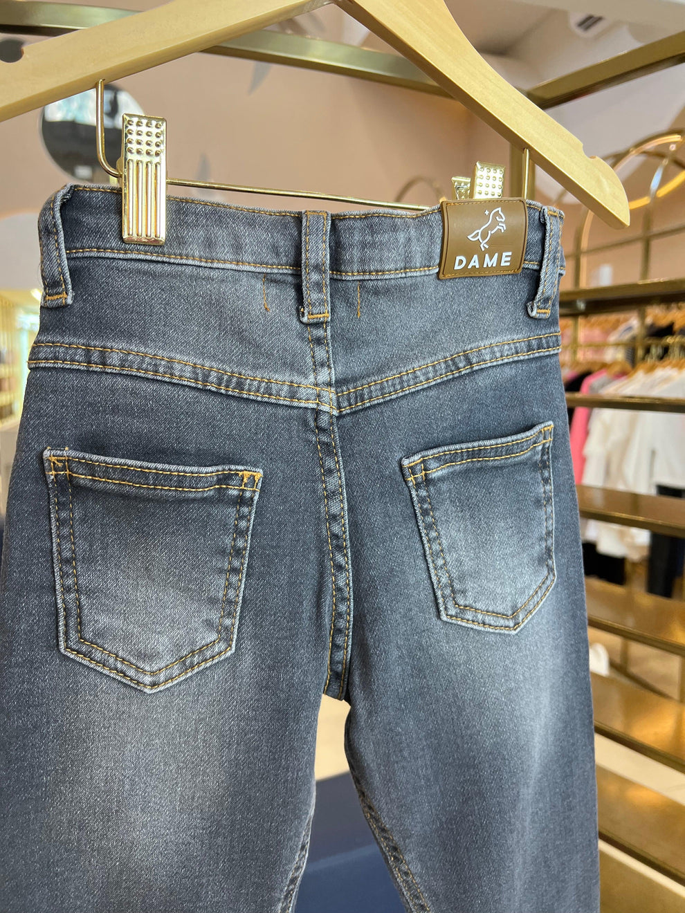 Conjunto Infantil Camisa Algodão Luhi Delavê e Calça Skinny Jeans Black - Dame