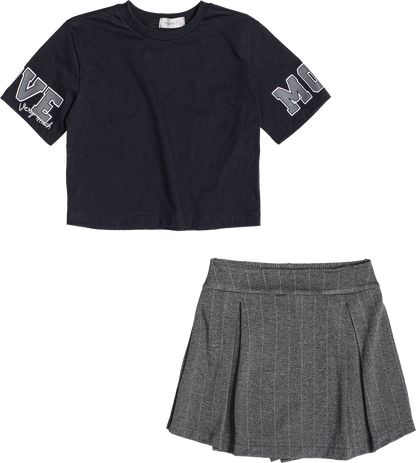 Conjunto Blusa e Shorts Love Momi