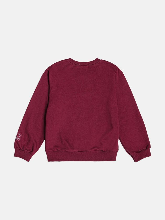 Conjunto Infantil Casaco  Over Hello Kitty Cranberry Juice e Calça Jeans Listrada Cós Duplo - Momi