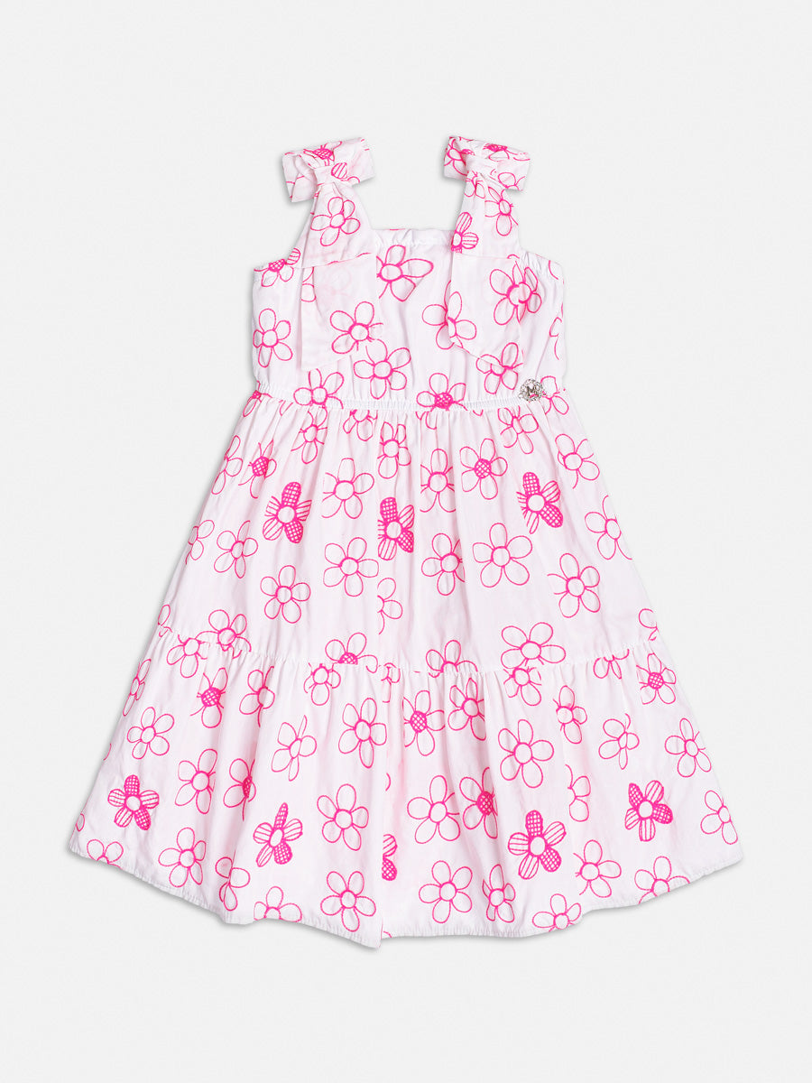 Vestido Bordado Flores Momi