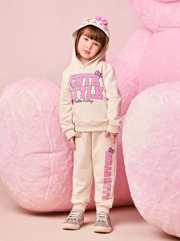 Conjunto Infantil Moletom Casaco Cute Style e Calça Hello Kitty - Momi