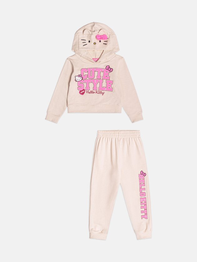 Conjunto Infantil Moletom Casaco Cute Style e Calça Hello Kitty - Momi