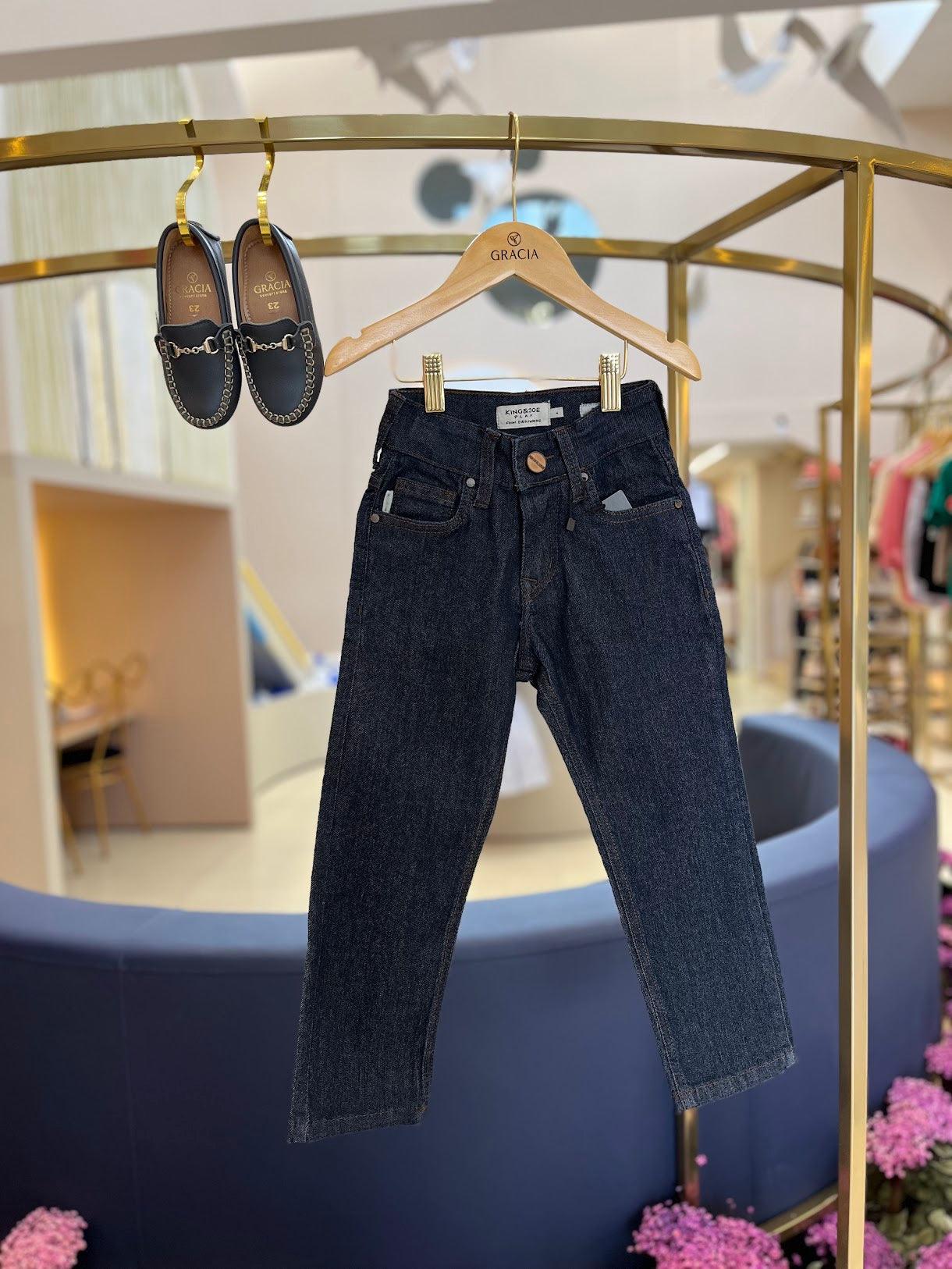 Calça jeans slim blue King & Joe - Gracia