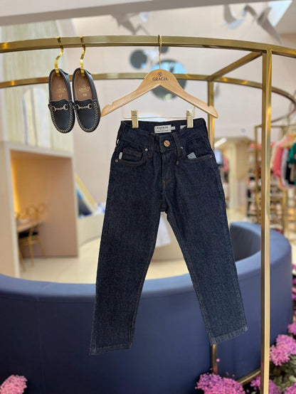 Calça jeans slim blue King & Joe - Gracia