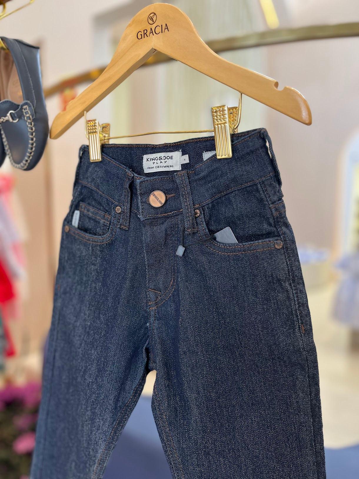 Calça jeans slim blue King & Joe - Gracia