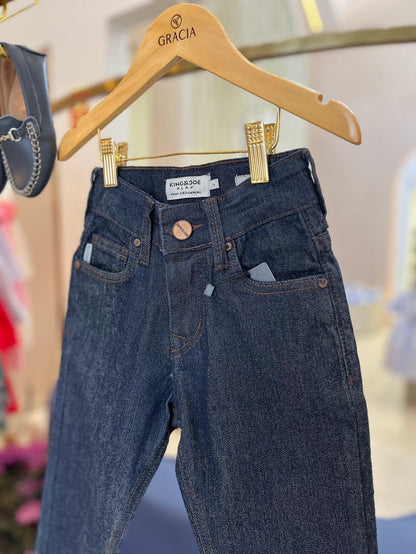 Calça jeans slim blue King & Joe - Gracia