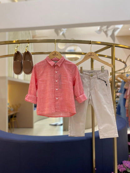Camisa casual ML King & Joe Play - Gracia