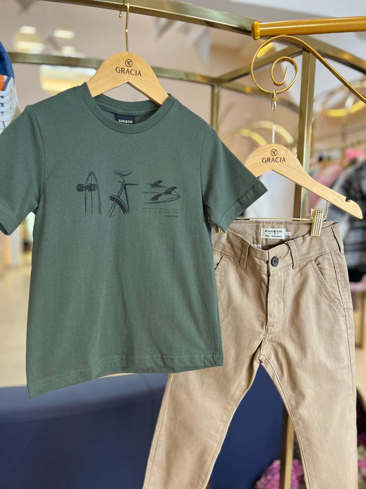 Camiseta Skate Bike And Surf King & Joe Play - Gracia