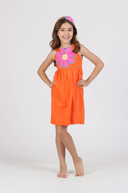 Vestido Infantil Manu Happy Flower - Siri Kids